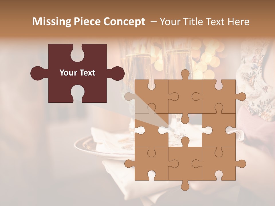 Plenty Restaurant Bottle PowerPoint Template