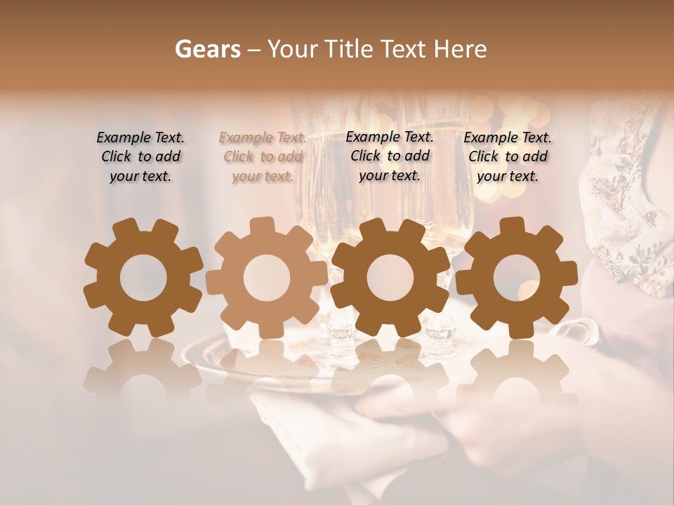 Plenty Restaurant Bottle PowerPoint Template