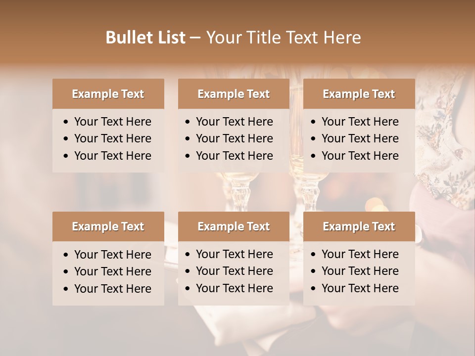 Plenty Restaurant Bottle PowerPoint Template