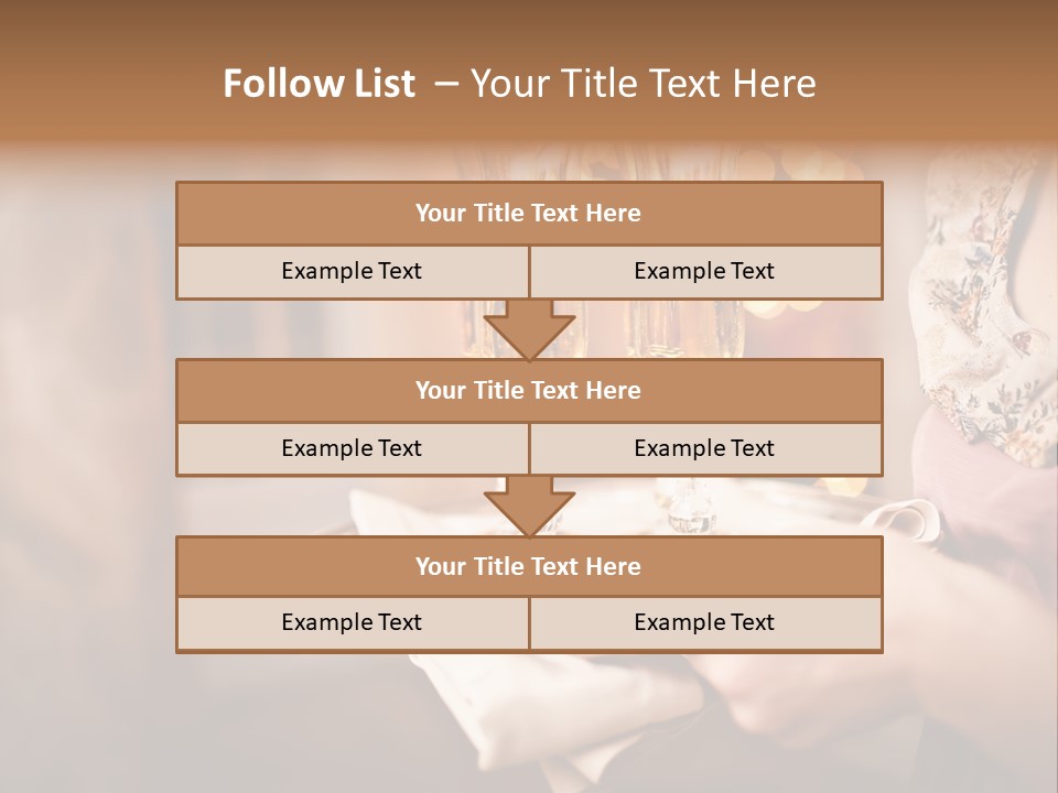 Plenty Restaurant Bottle PowerPoint Template