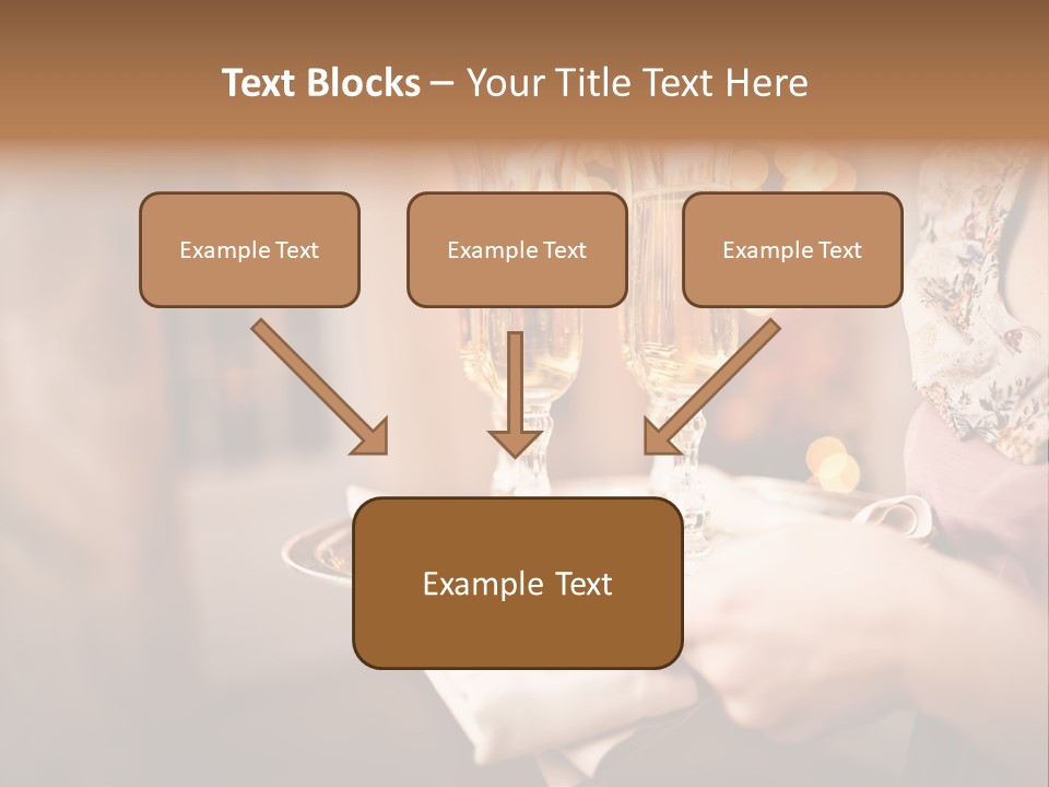 Plenty Restaurant Bottle PowerPoint Template