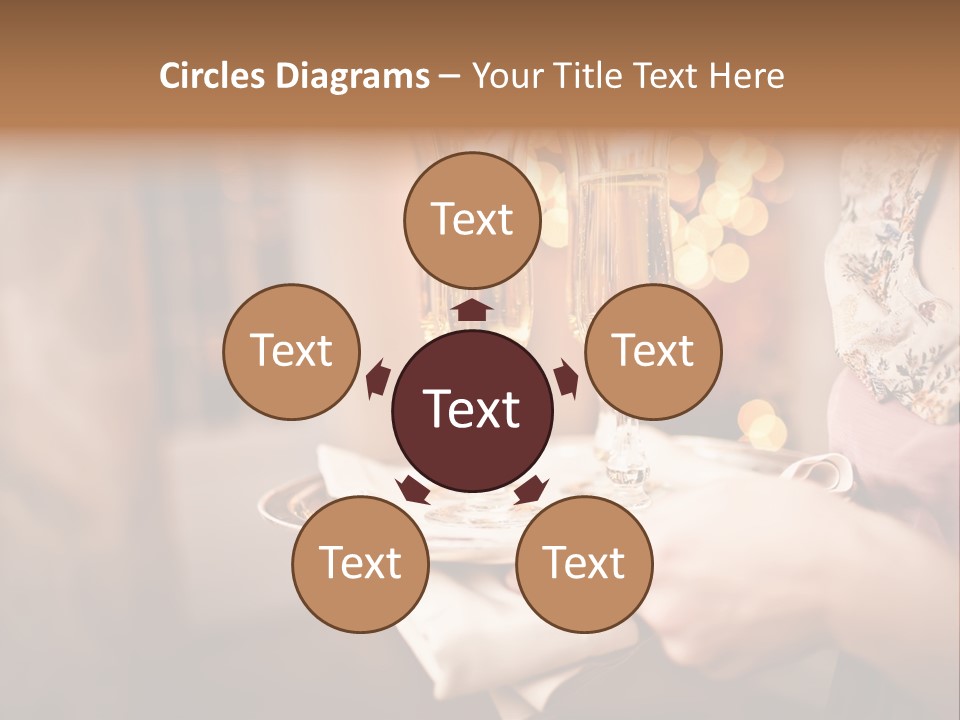 Plenty Restaurant Bottle PowerPoint Template