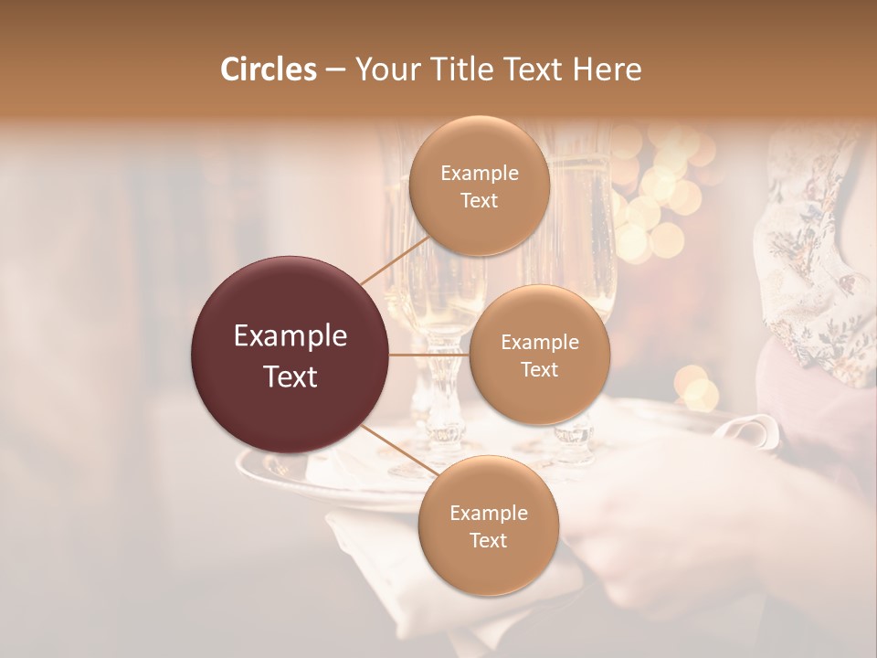 Plenty Restaurant Bottle PowerPoint Template