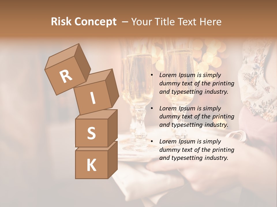 Plenty Restaurant Bottle PowerPoint Template