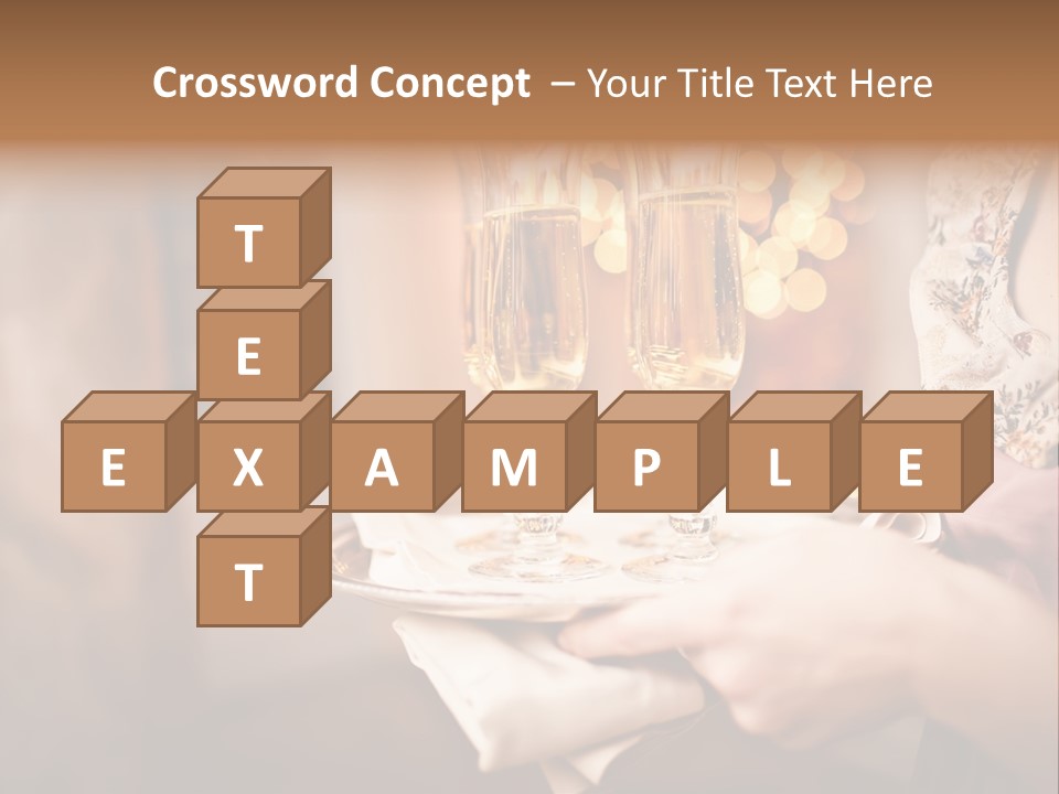 Plenty Restaurant Bottle PowerPoint Template