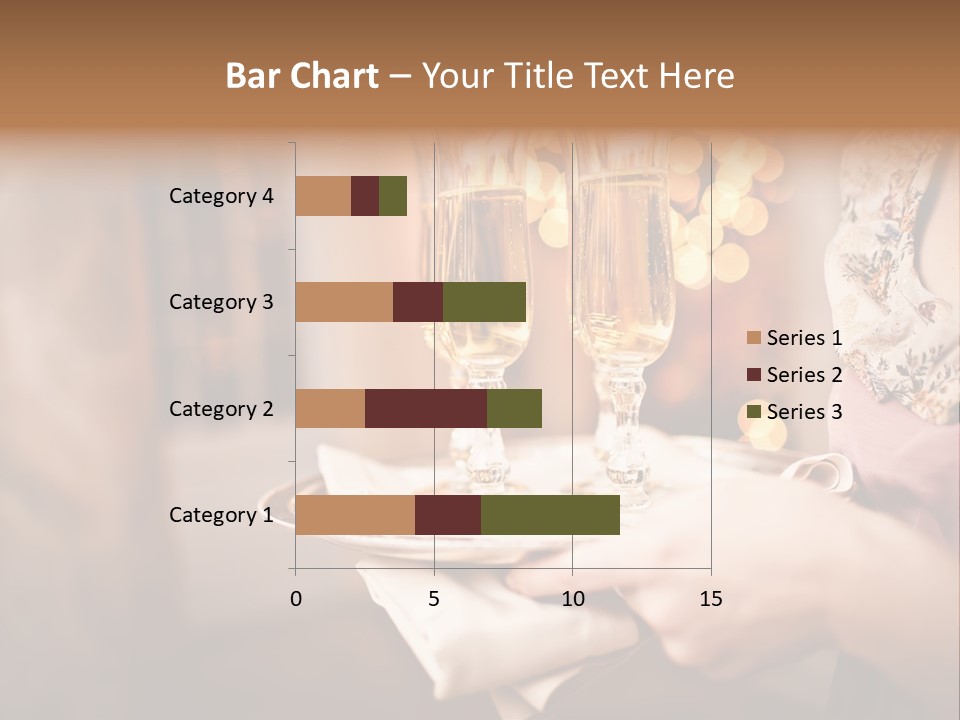 Plenty Restaurant Bottle PowerPoint Template