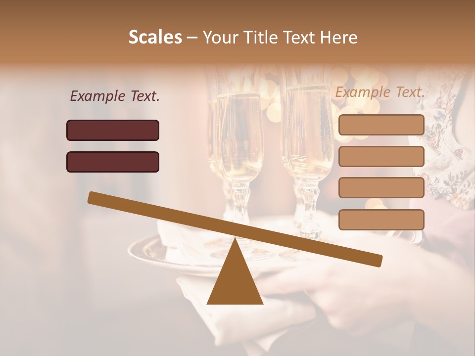 Plenty Restaurant Bottle PowerPoint Template