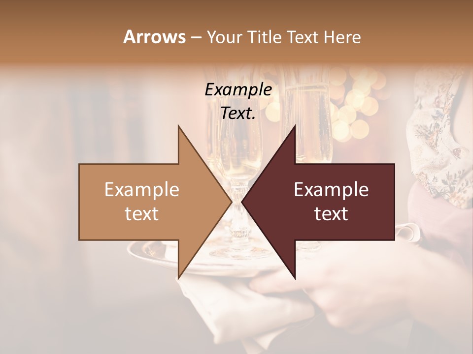 Plenty Restaurant Bottle PowerPoint Template