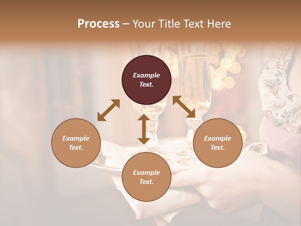 Plenty Restaurant Bottle PowerPoint Template