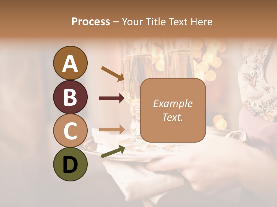 Plenty Restaurant Bottle PowerPoint Template