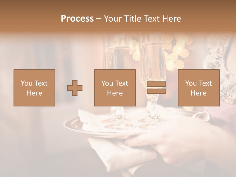 Plenty Restaurant Bottle PowerPoint Template
