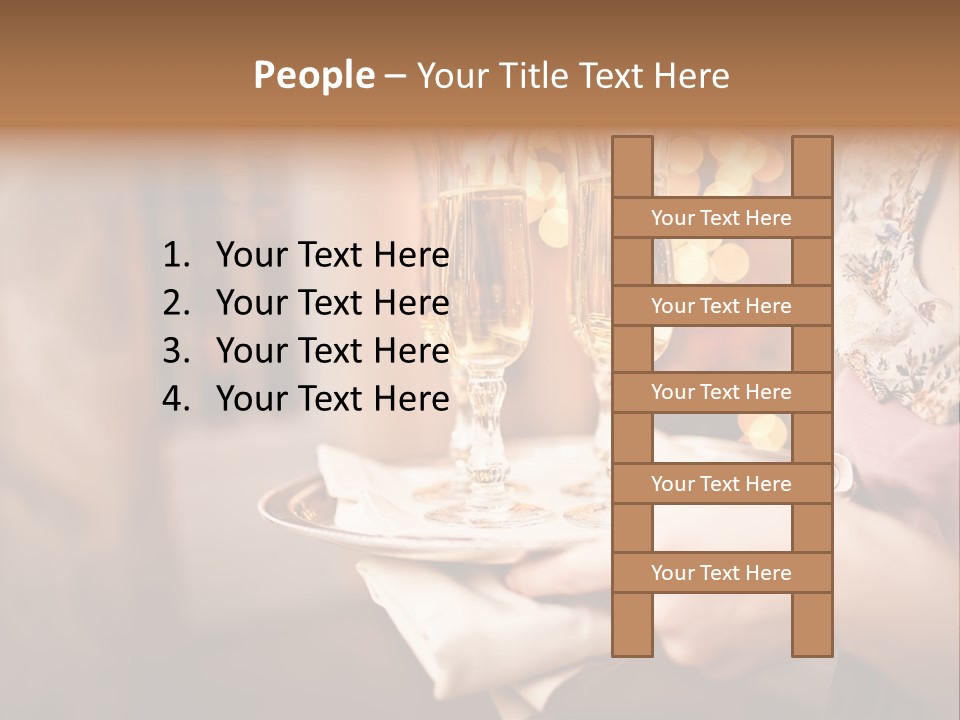 Plenty Restaurant Bottle PowerPoint Template
