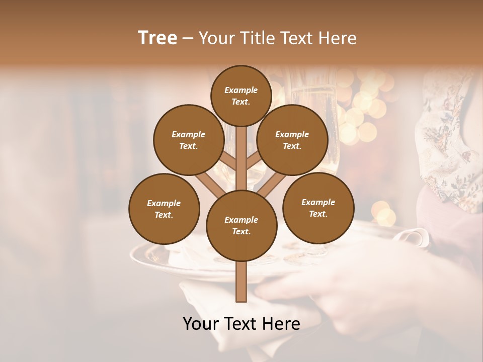 Plenty Restaurant Bottle PowerPoint Template