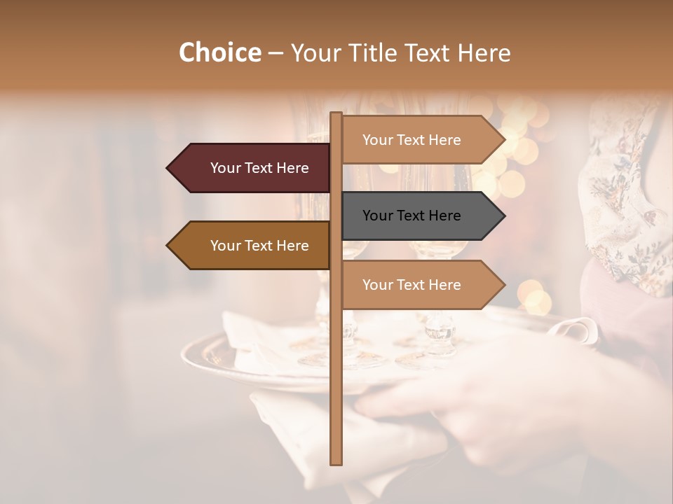 Plenty Restaurant Bottle PowerPoint Template