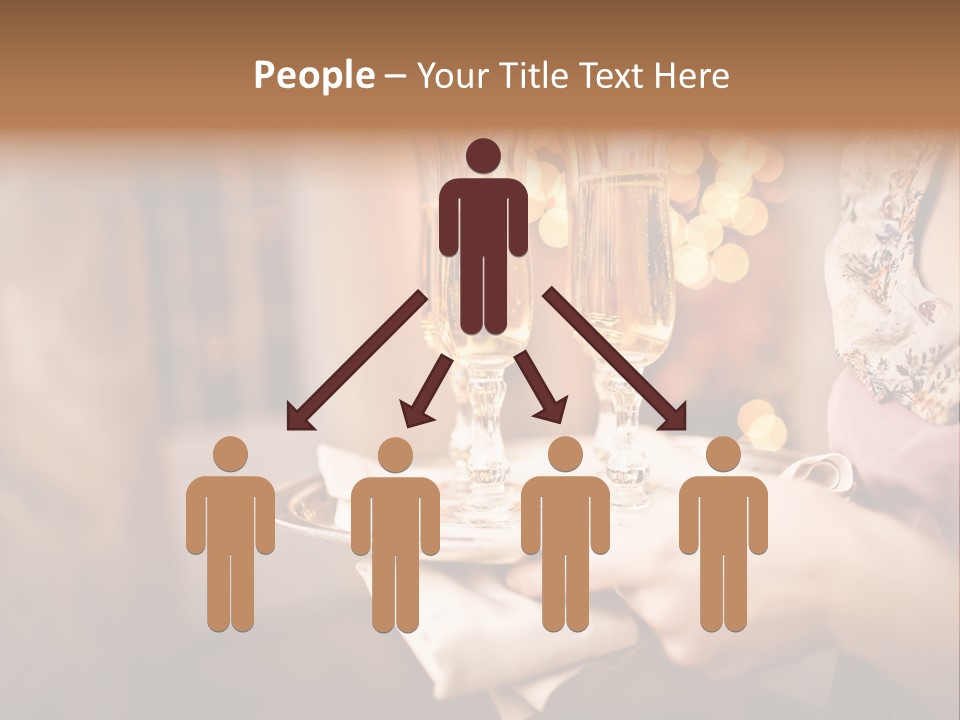 Plenty Restaurant Bottle PowerPoint Template