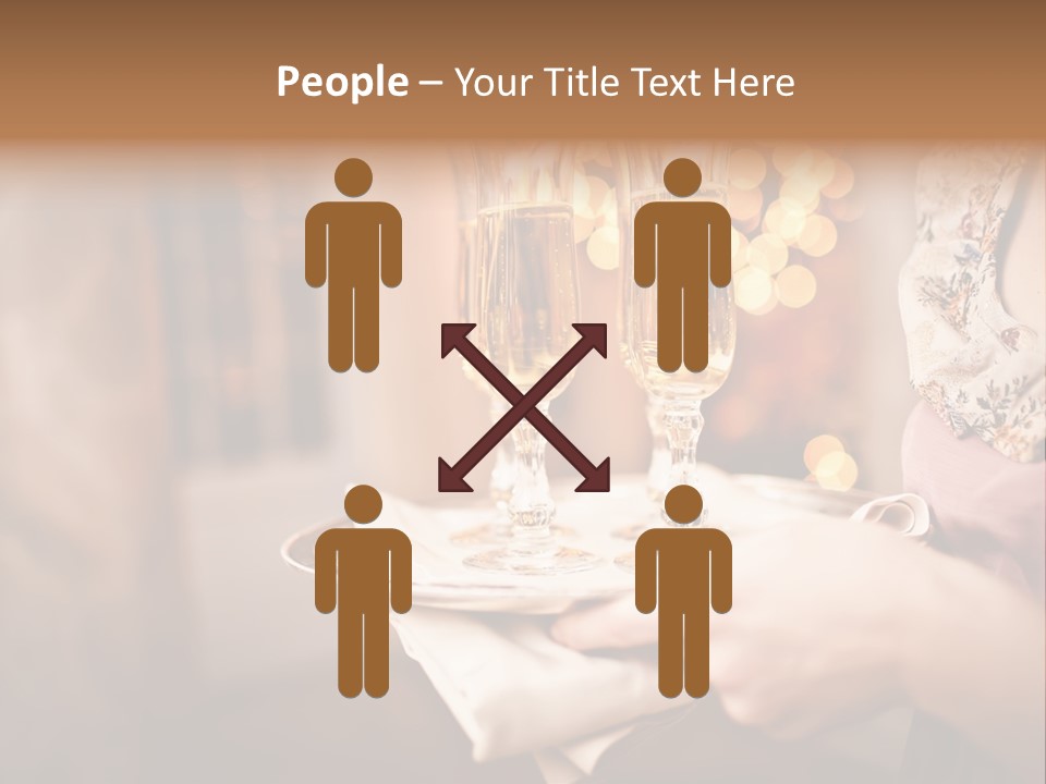 Plenty Restaurant Bottle PowerPoint Template