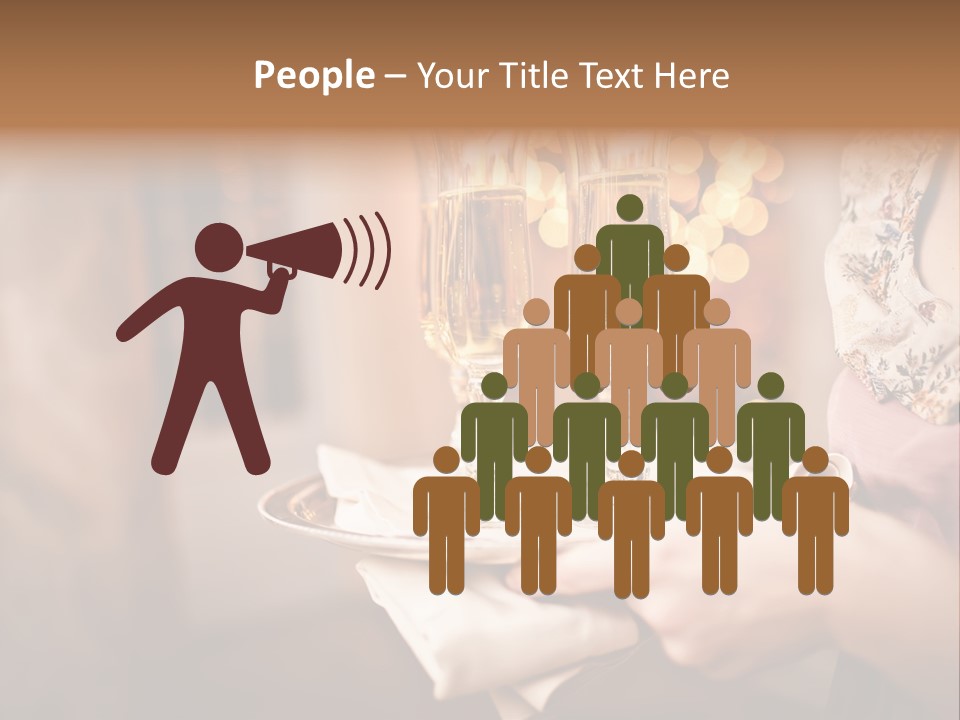 Plenty Restaurant Bottle PowerPoint Template