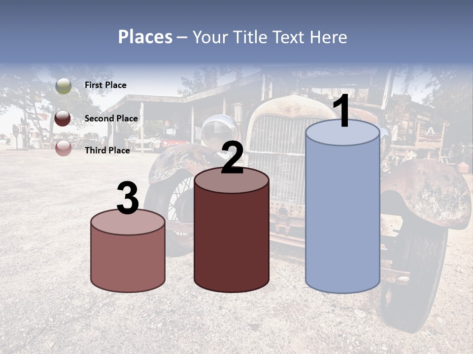 California Station Highway PowerPoint Template