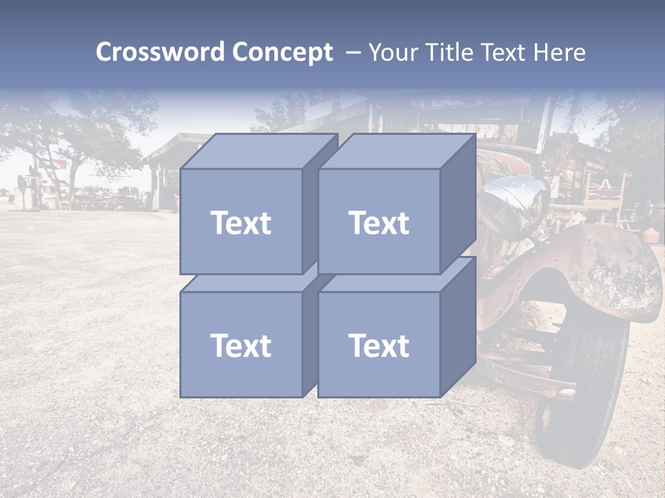 California Station Highway PowerPoint Template