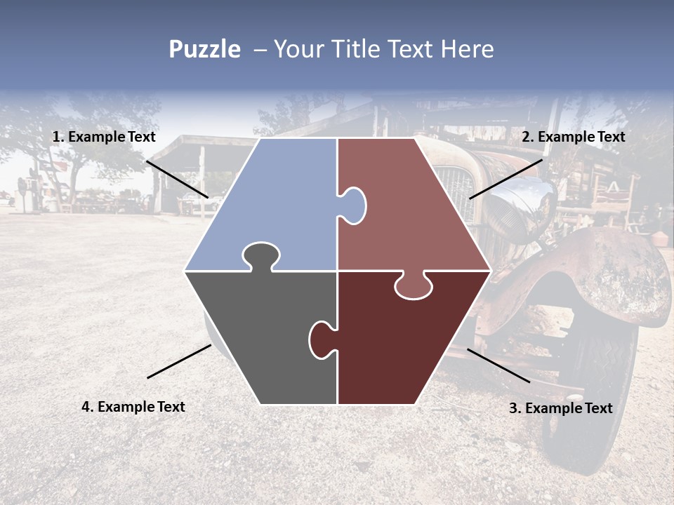 California Station Highway PowerPoint Template