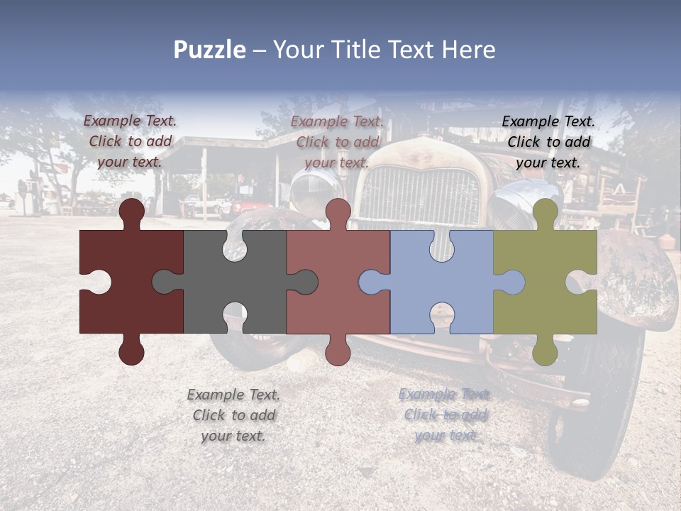 California Station Highway PowerPoint Template