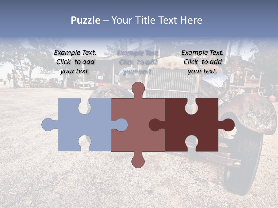 California Station Highway PowerPoint Template