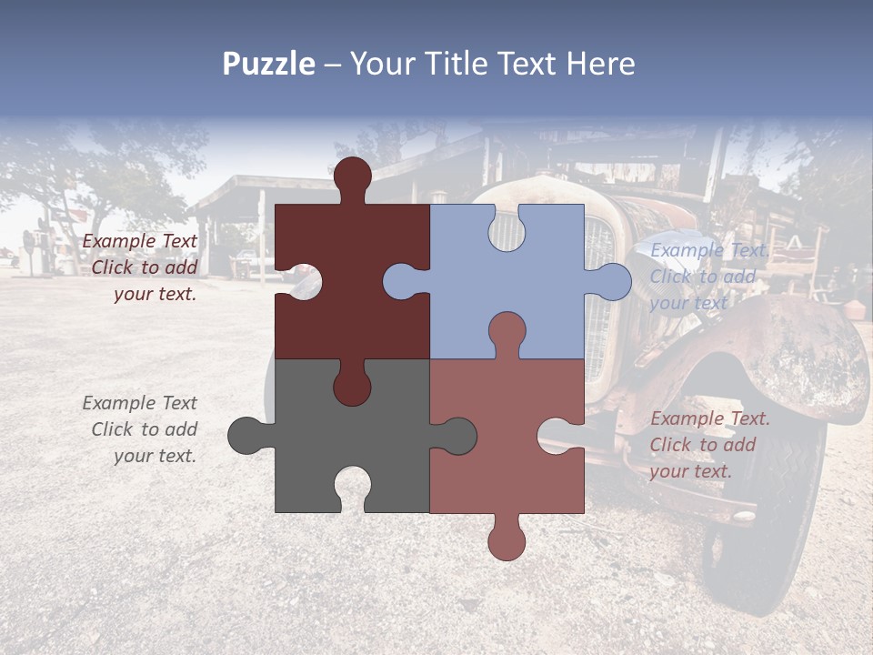 California Station Highway PowerPoint Template