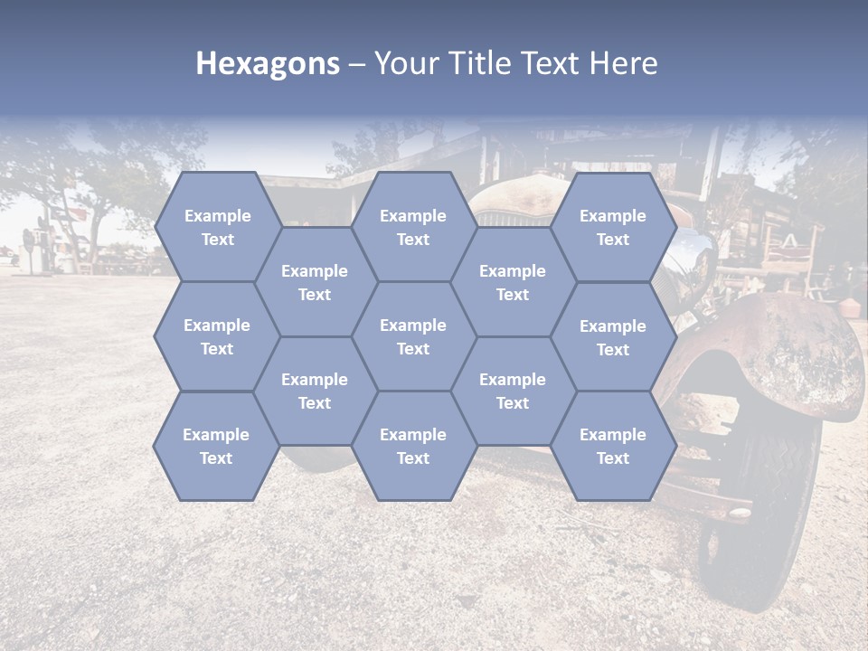 California Station Highway PowerPoint Template