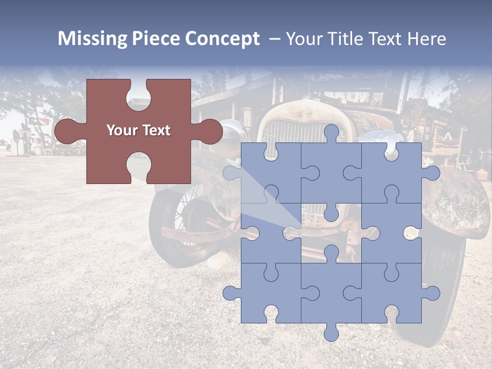 California Station Highway PowerPoint Template