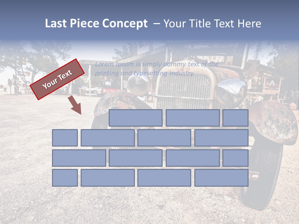 California Station Highway PowerPoint Template