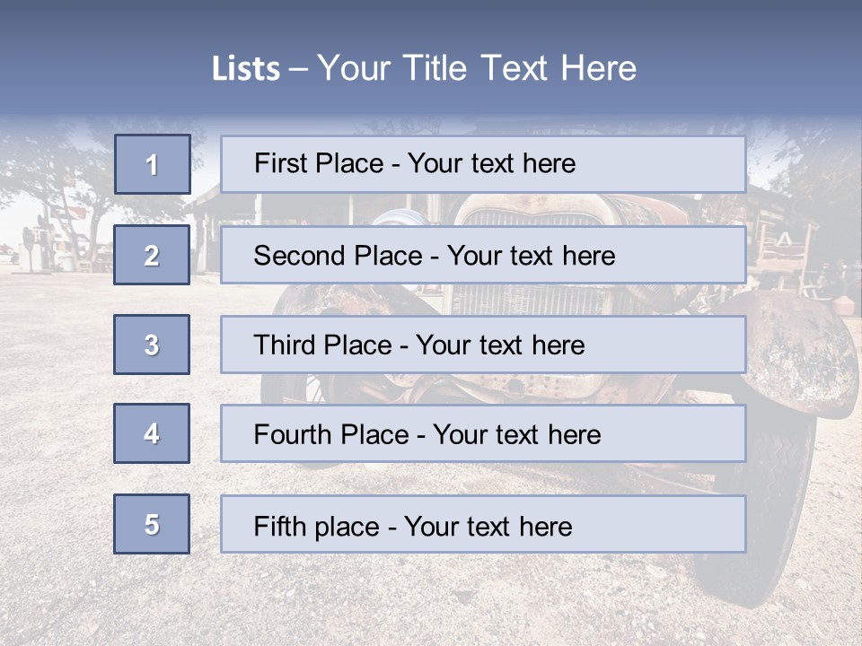 California Station Highway PowerPoint Template