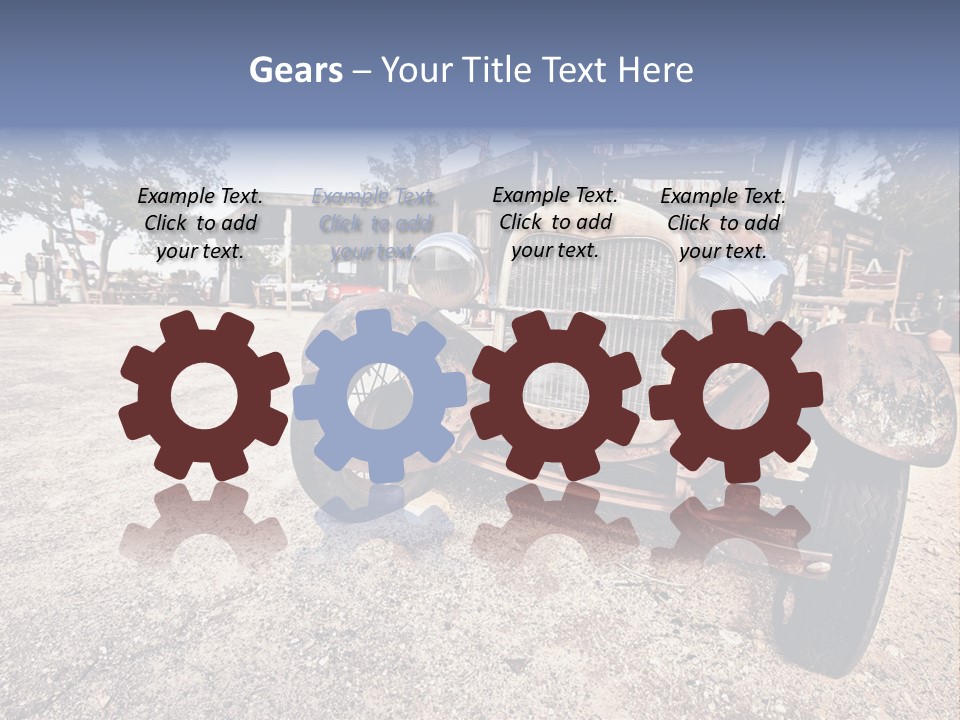 California Station Highway PowerPoint Template