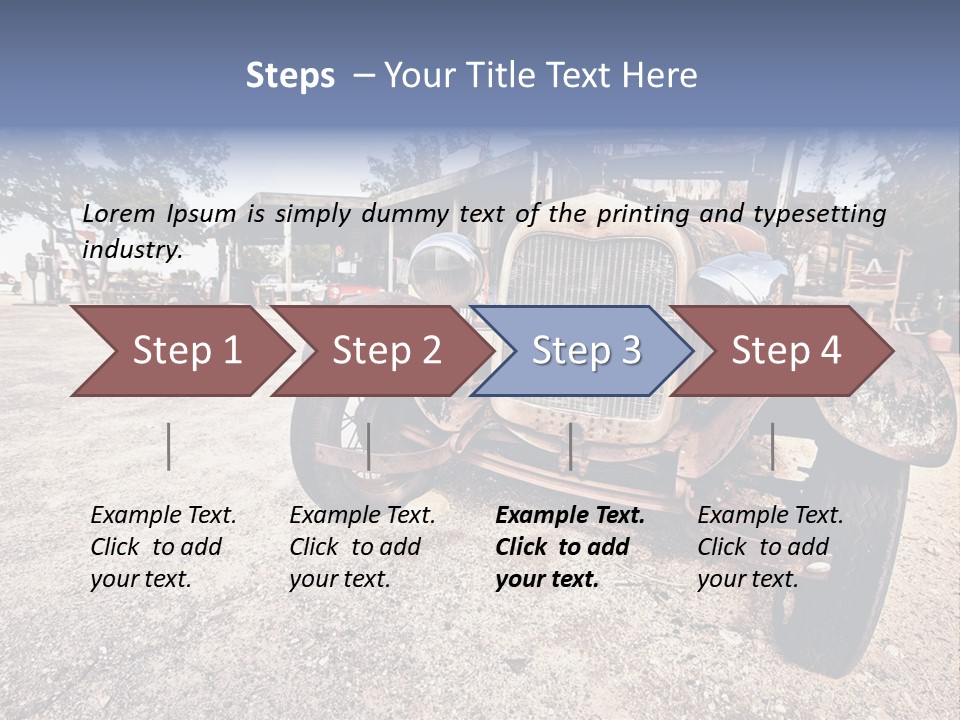 California Station Highway PowerPoint Template