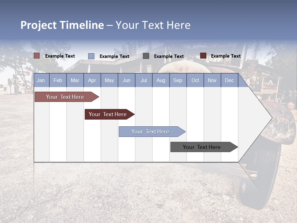 California Station Highway PowerPoint Template