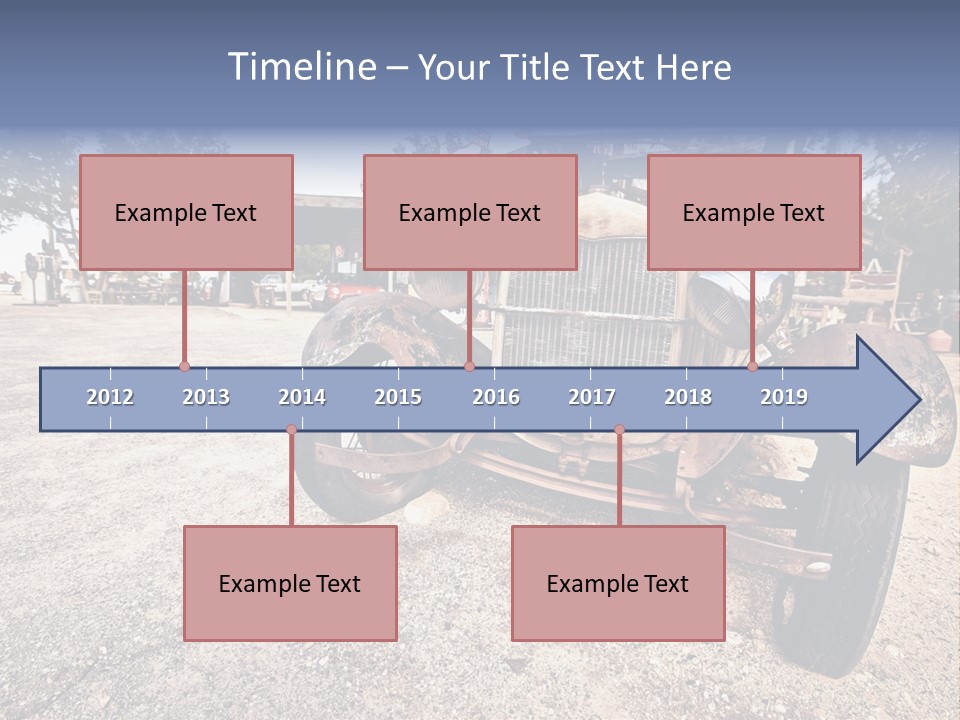 California Station Highway PowerPoint Template