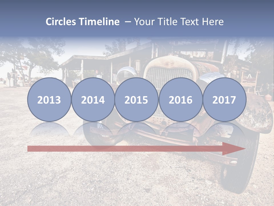 California Station Highway PowerPoint Template