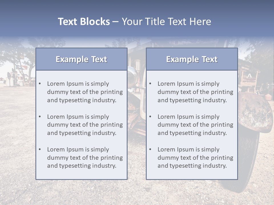 California Station Highway PowerPoint Template