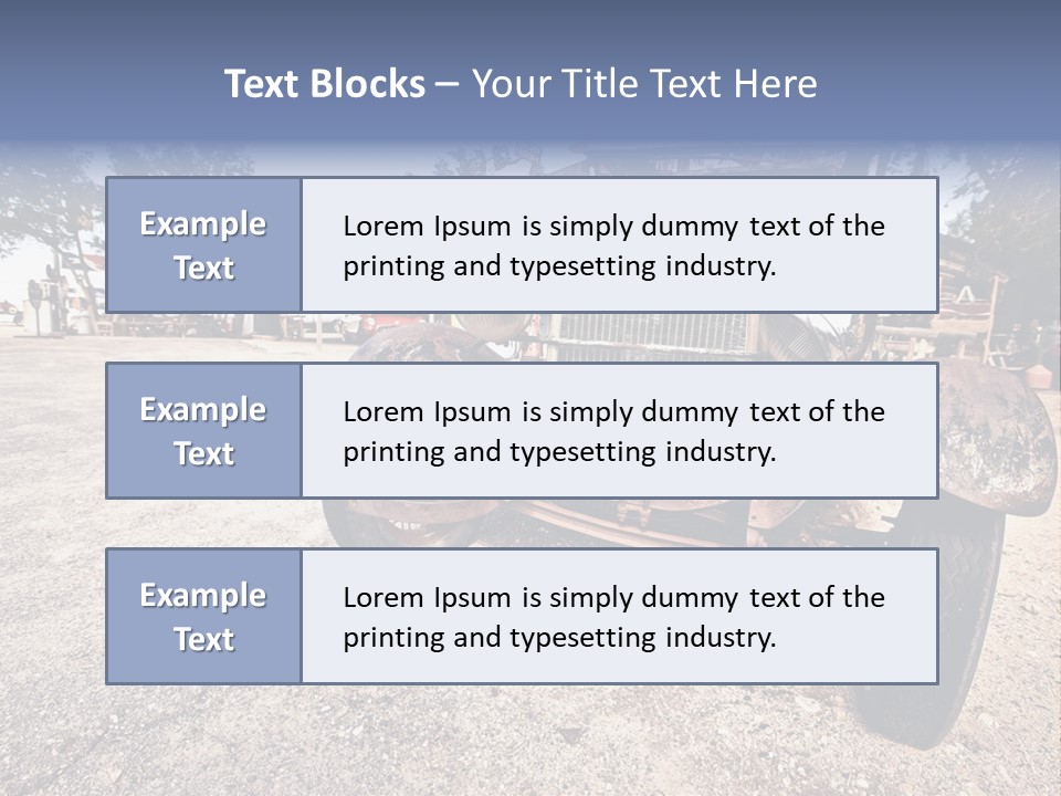California Station Highway PowerPoint Template