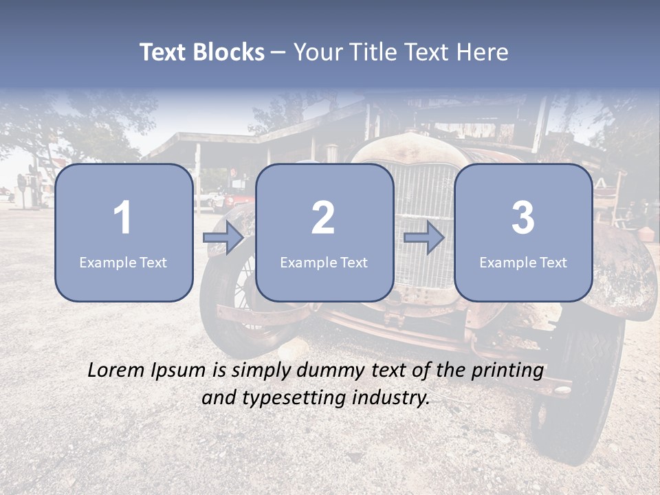 California Station Highway PowerPoint Template