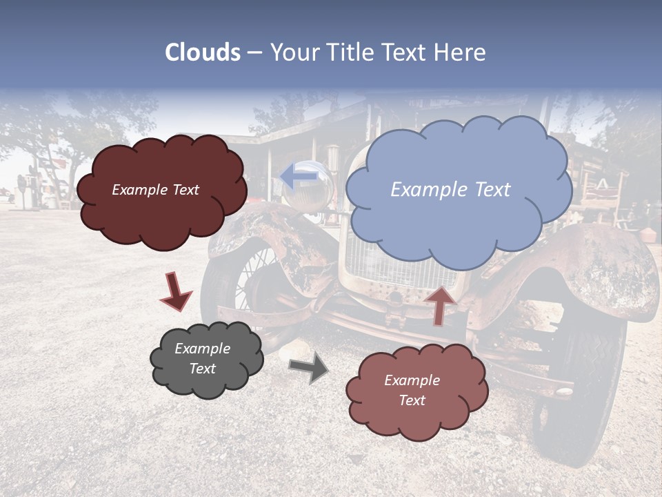 California Station Highway PowerPoint Template