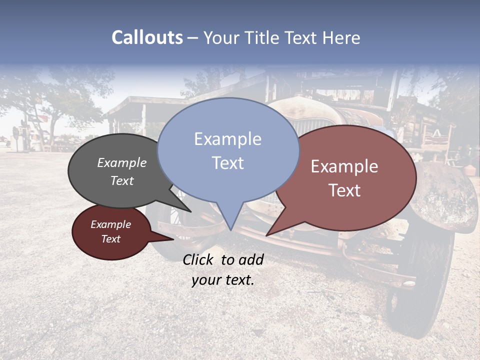 California Station Highway PowerPoint Template