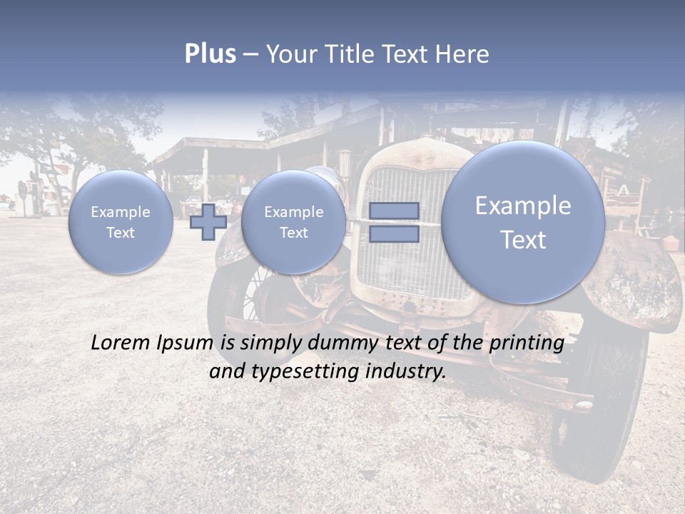 California Station Highway PowerPoint Template