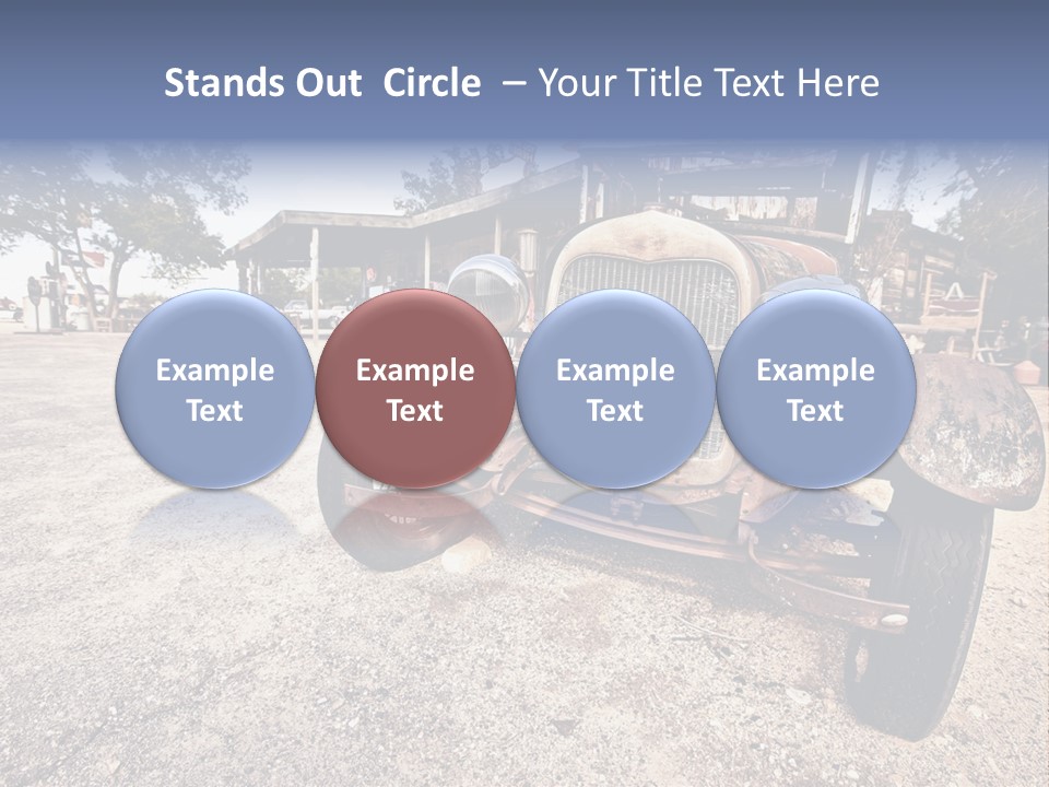 California Station Highway PowerPoint Template