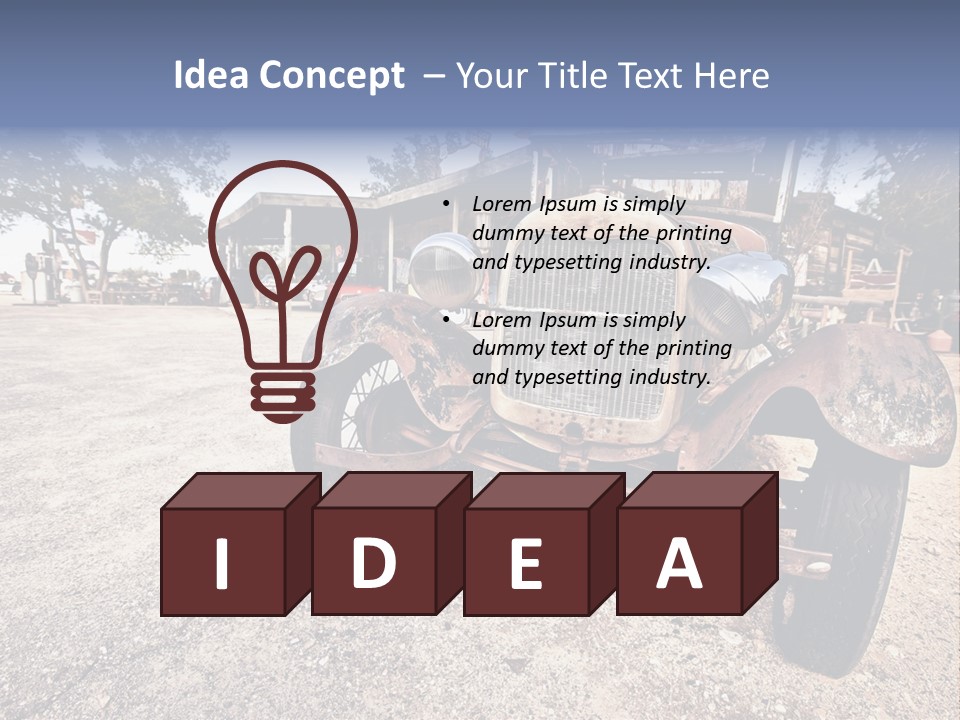 California Station Highway PowerPoint Template