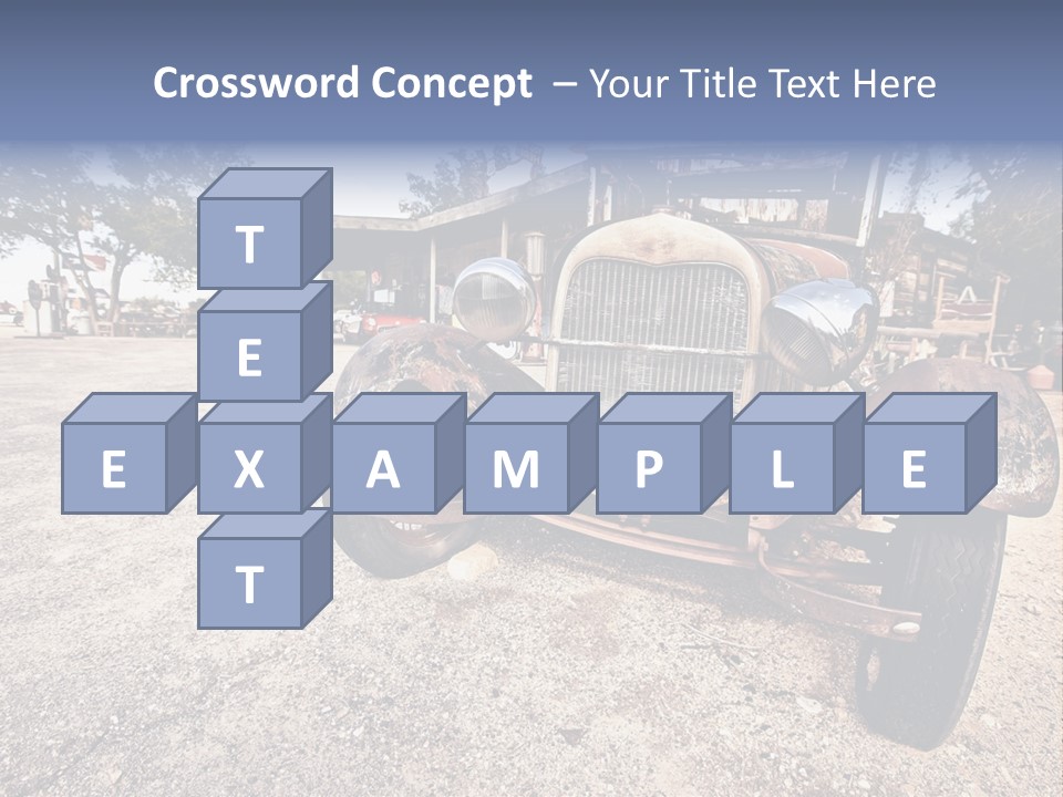 California Station Highway PowerPoint Template