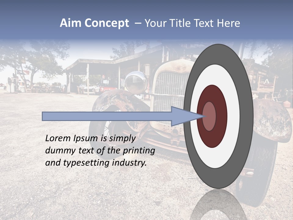 California Station Highway PowerPoint Template