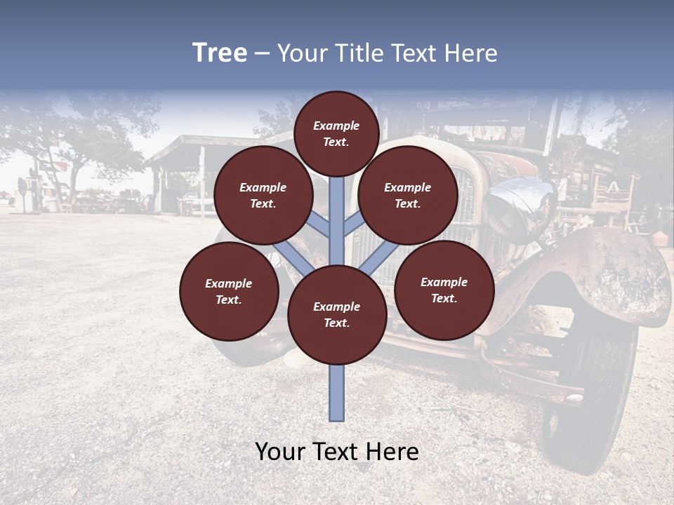 California Station Highway PowerPoint Template