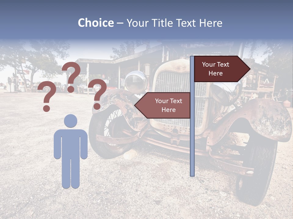 California Station Highway PowerPoint Template