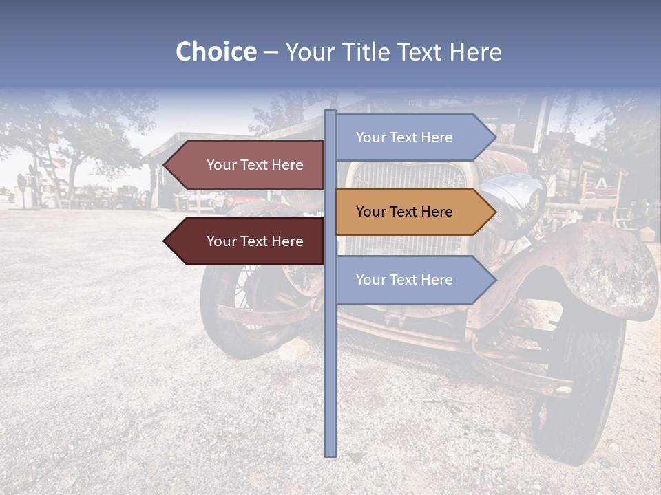California Station Highway PowerPoint Template