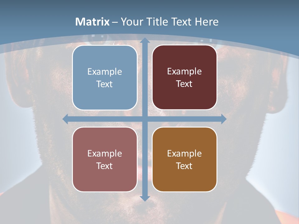 Male Hard Black PowerPoint Template